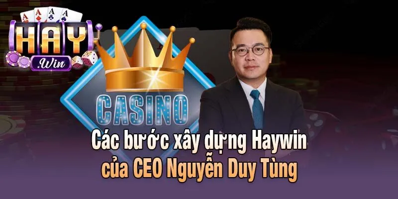 Các bước xây dựng Haywin của CEO Nguyễn Duy Tùng
