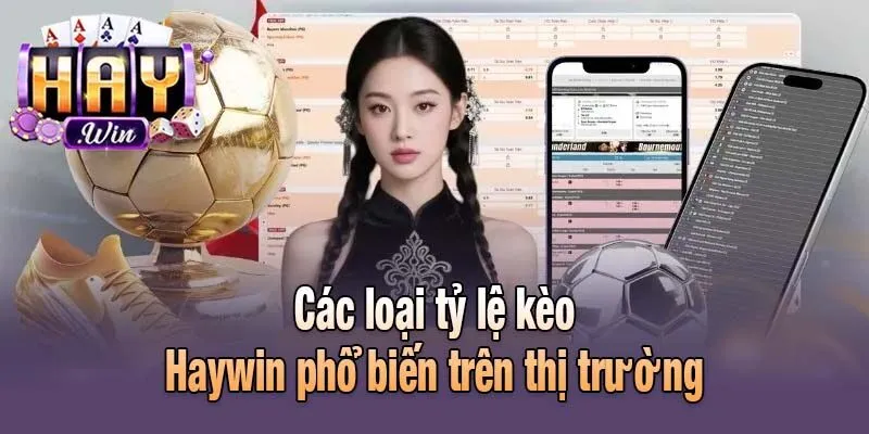 Các loại tỷ lệ kèo Haywin phổ biến trên thị trường